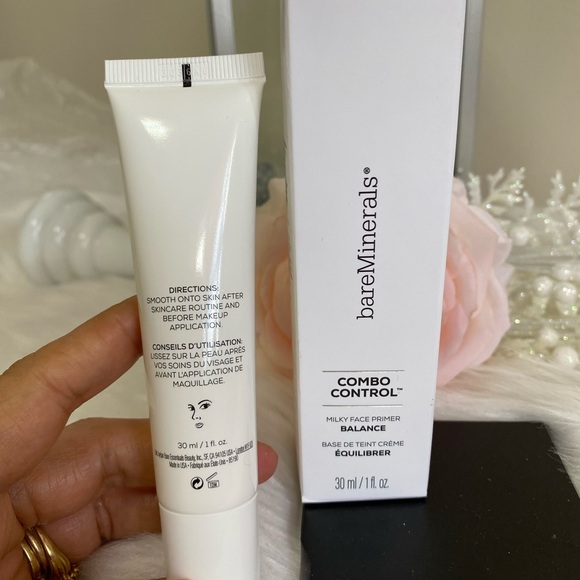 BareMinerals Combo Control Milky Face Primer Balance 1 fl oz Full Sz New in Box - Picture 6 of 6